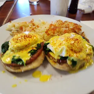 Accidentally blurred but amazing eggs benedict