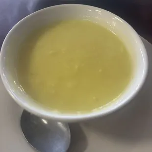Lemon Rice Soup