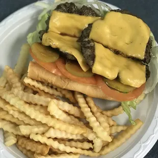 Cheeseburger sub