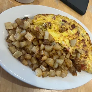 Bacon and Avocado Omelet