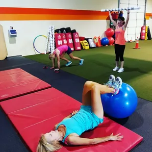 Adult Athletes in our Endurance Strength Class. These ladies run half marathons!