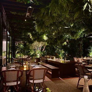 Outdoor seating area