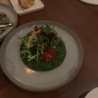 Arugula Farro Risotto