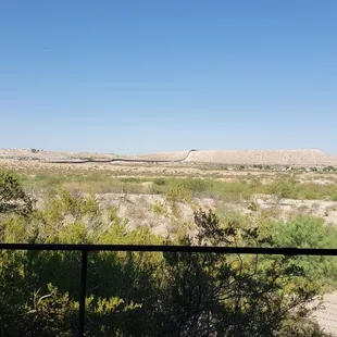 Back patio desert view
