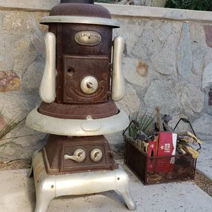 Front patio stove/fireplace