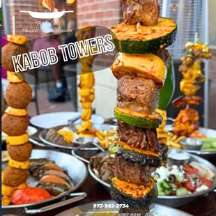 Shish Kabob Tower