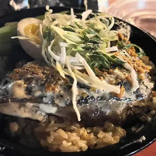 a bowl of food on a table