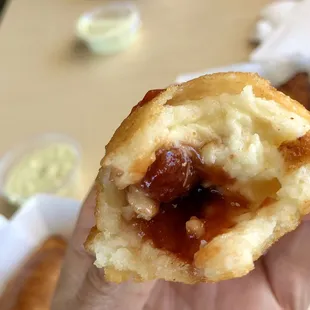 Guava &amp; cheese empanada.