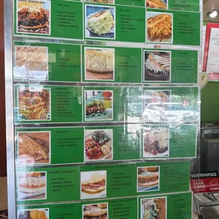 Many types of Arepas