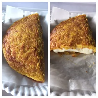 Cheese and Meat Cachapas