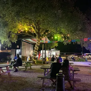 Live music stage