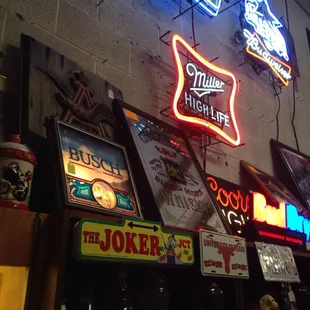 Neon signs and other signs