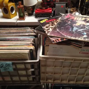 Lots of vinyl
