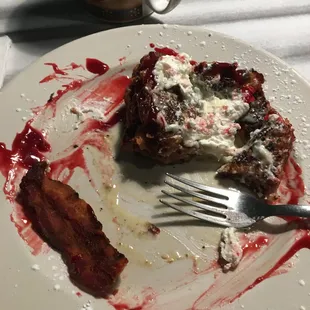 Raspberry Fritter is so good, I got half way through before I thought to take this pic.