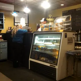 Raspberry scone with devonshire cream, great veggie wrap and perfect cappuccino. Make the detour to visit!