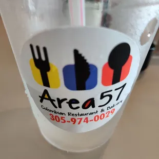 a plastic cup