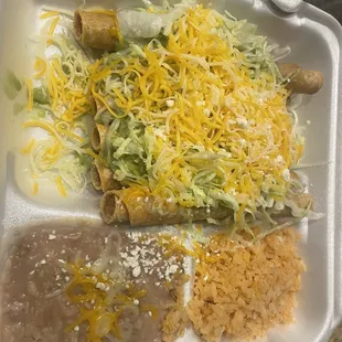 Rolled Taco Combo