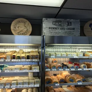 Variety of cheese to choose from