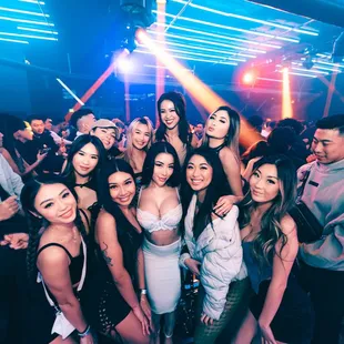 a group of people at a party