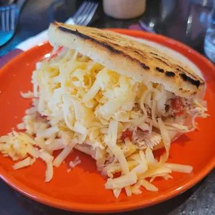 a plate of food on a table