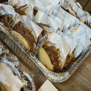 Catering trays - brisket arepa