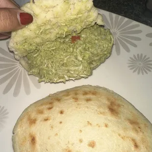 Shredded chicken and avocado