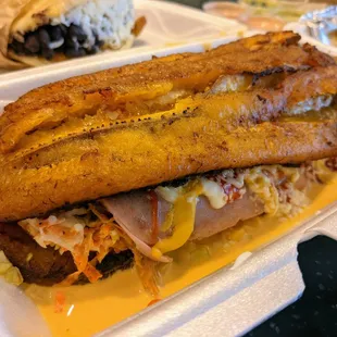 Fried Plantain Sandwich