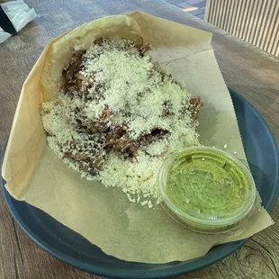 Porko Loco arepa