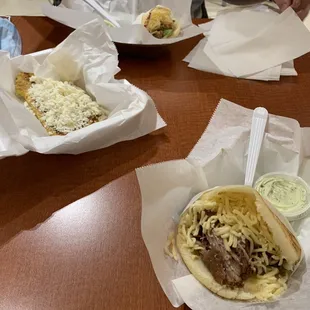 Rumbera Arepa and Cachapa Special