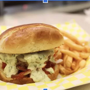 Beef and Chicken Burger