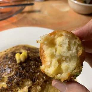 Bolitas de Queso, Cachapas