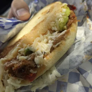 LA CATIKA (THE BLONDE ONE) - Shredded chicken &amp; Cheese, added avocado