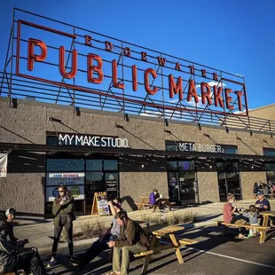 Arepas house is inside of the public market! Fun spot to walk through.