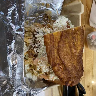 Fried Plantain Sandwich