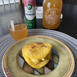 Egg &amp; Cheese Arepa