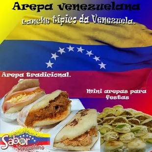 a variety of food items