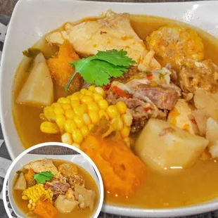 Sopa de carne y pollo / Beef anf chicken soup