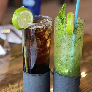 Dirty Mojito (on the right)