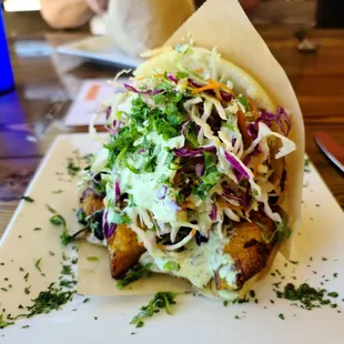 Vegetarian arepa