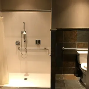 Showers and Free Towel Service