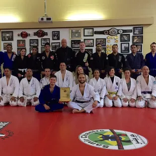 Group picture with our championship trophy