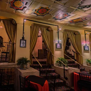 the interior of a jazz cafe