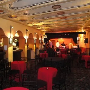 the interior of a jazz cafe