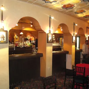 the interior of a jazz cafe