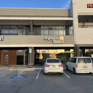 Sitting outside with the family eating some snacks