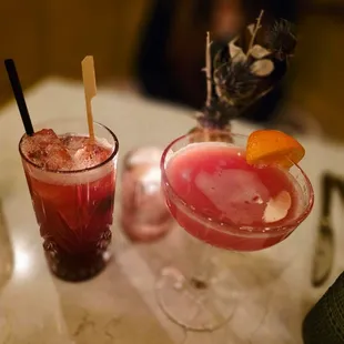 Delicious mocktails.