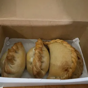 Beef and chicken empanadas