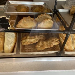 Empanadas de espinaca.