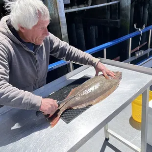 They will fillet your fish for you