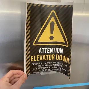 Elevators consistently out through the apartment won't be fixed for atleast 30 days